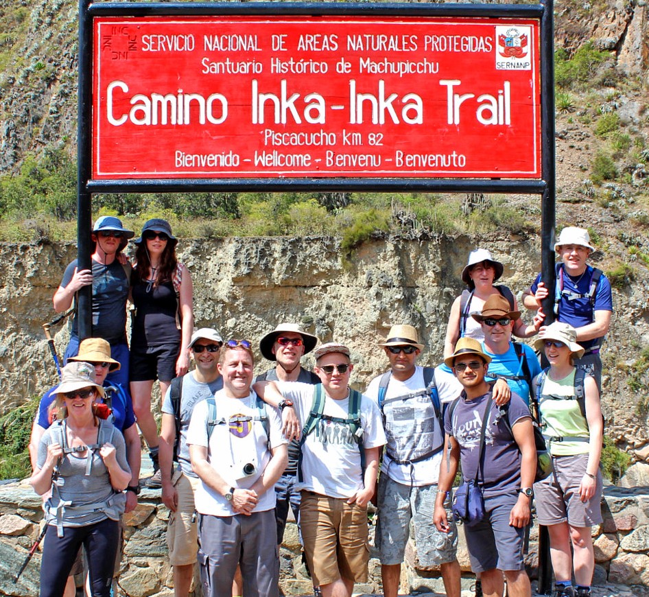 Inca Trail in group